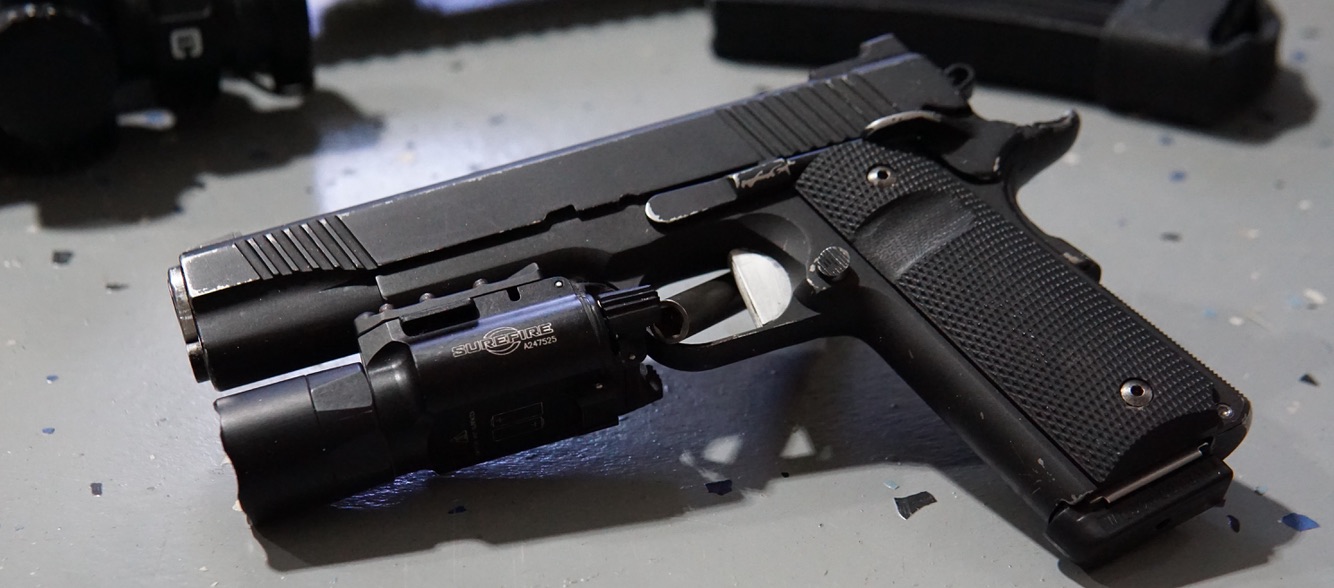 Pistol used for foundation training