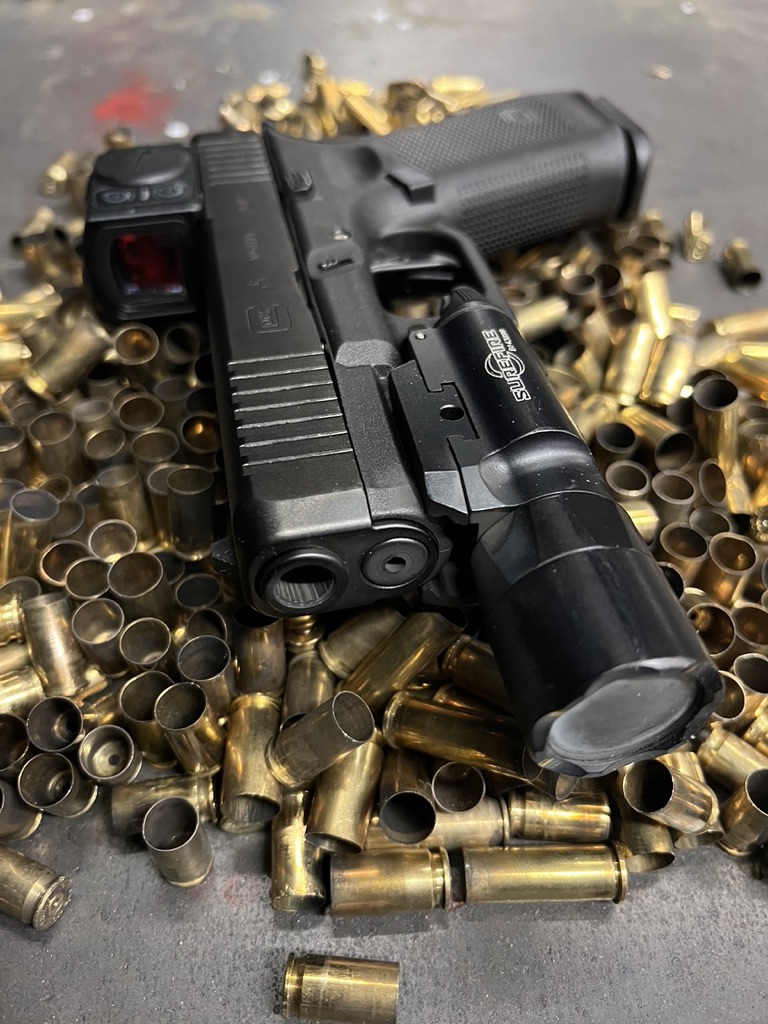 Pistol used for private training